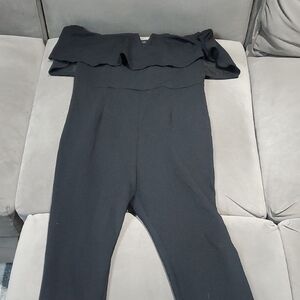 Black Off-Shoulder Jumpsuit